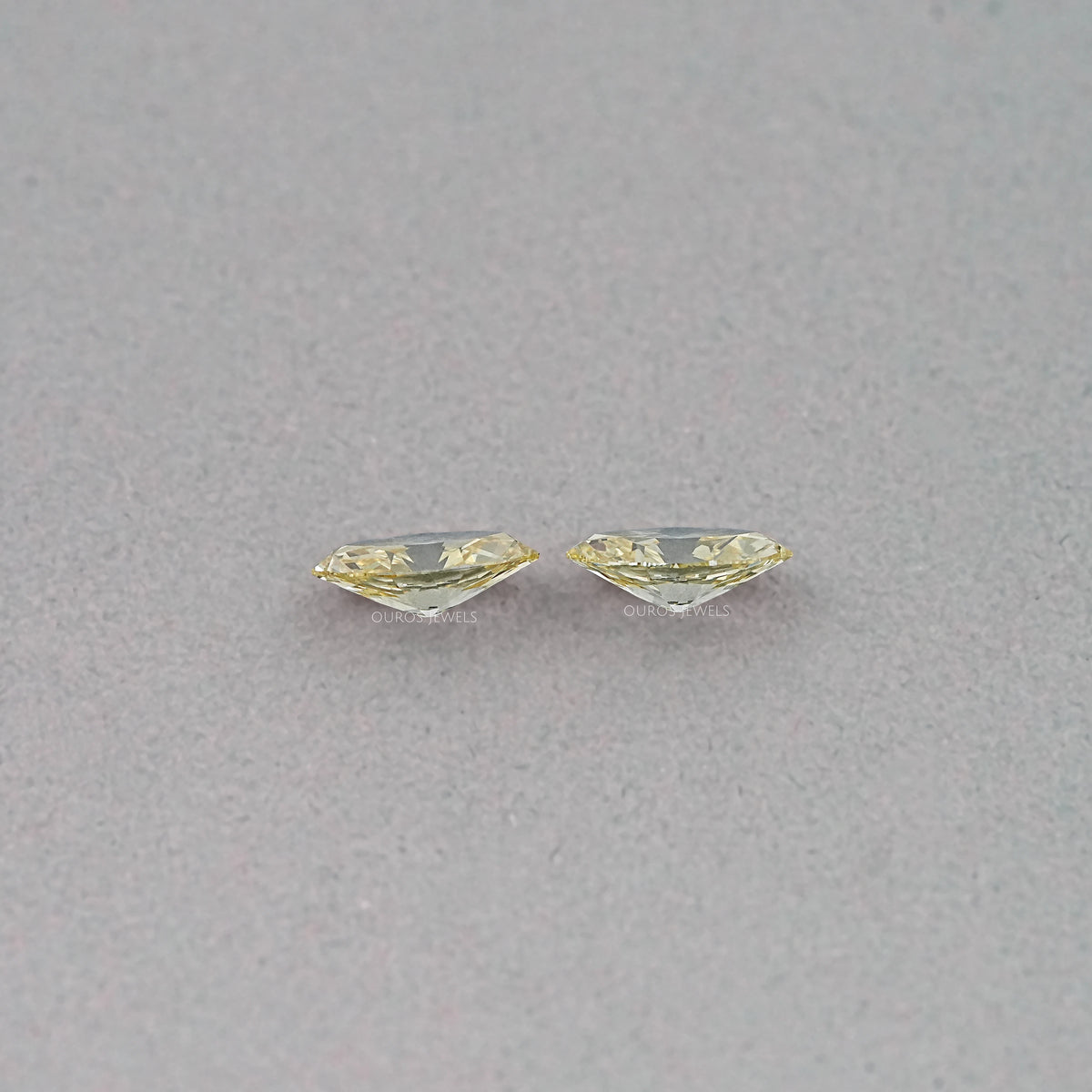 Old Mine Marquise Cut Lab Grown Diamond - Fancy Intense Yellow Loose