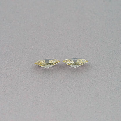 Old Mine Marquise Cut Lab Grown Diamond - Fancy Intense Yellow Loose