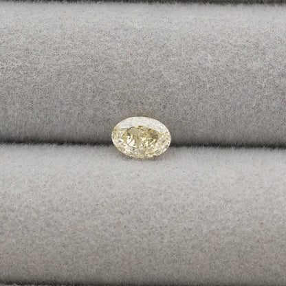 Fancy Yellow Oval Cut Lab Grown Diamond