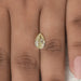 2.15 Carat Yellow Pear Cut Lab Diamond