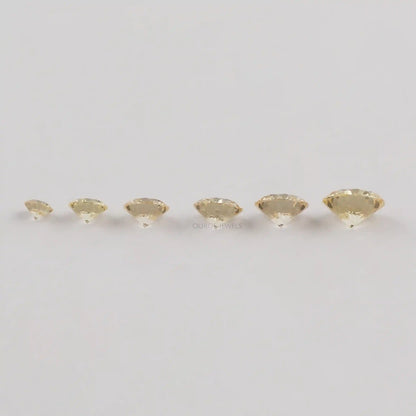 Brilliant Fancy Round Yellow Lab Diamonds Loose