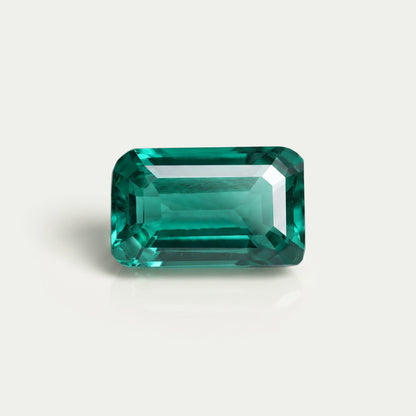 Zambian Green Emerald Cut Gemstone Loose