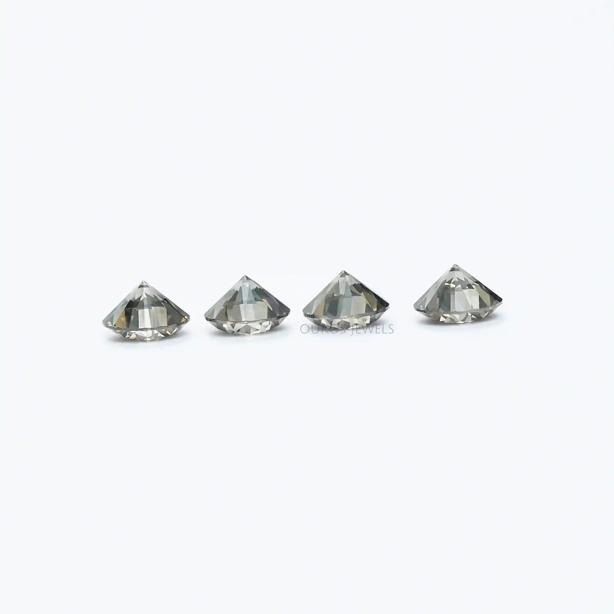 Black Round Cut Lab Grown Diamond Loose