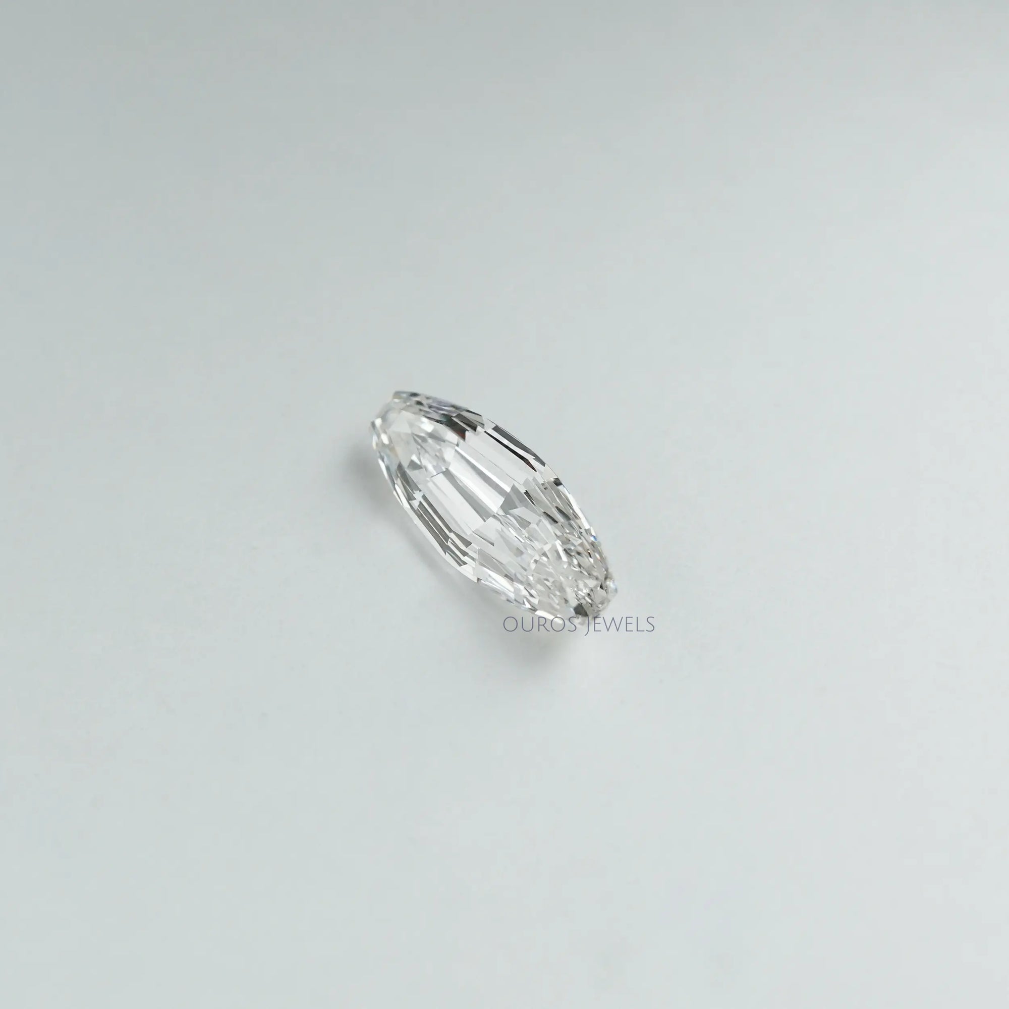 2.83 Carat Long Oval Cut Lab Diamond Loose
