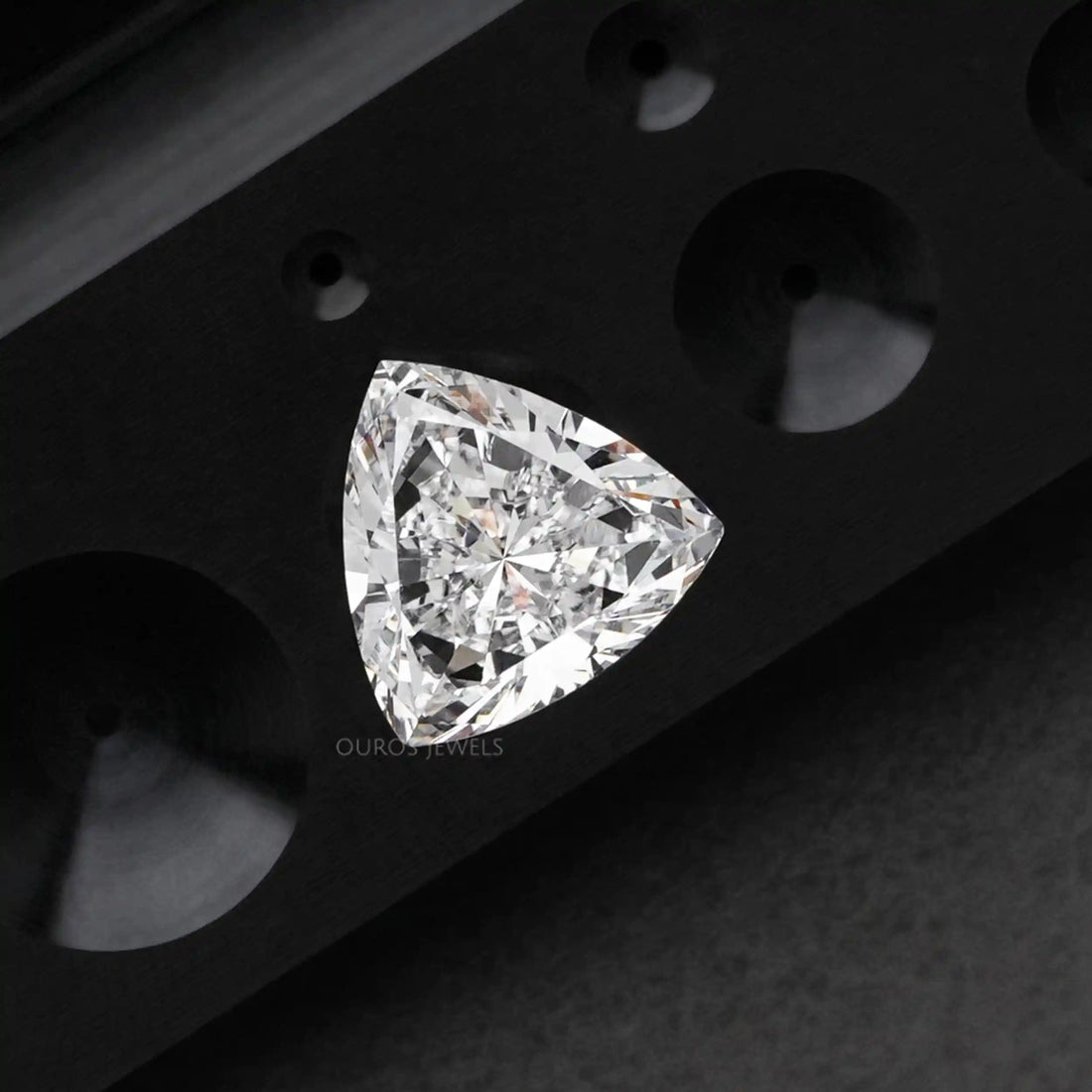 2.96 Carat Trillion Cut Lab Grown Diamond Loose