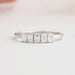 Five & Seven Stone Emerald Cut Lab Grown Diamond Wedding Band Rings