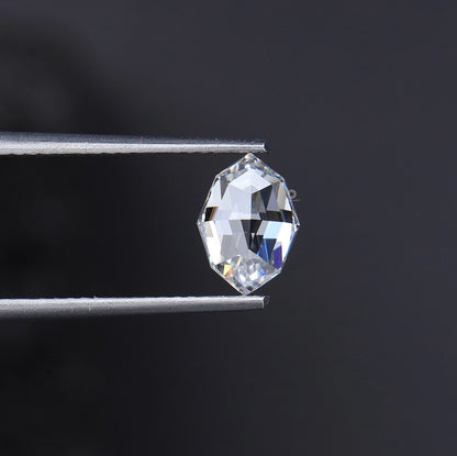 Step Cut Moval Lab Grown Diamond