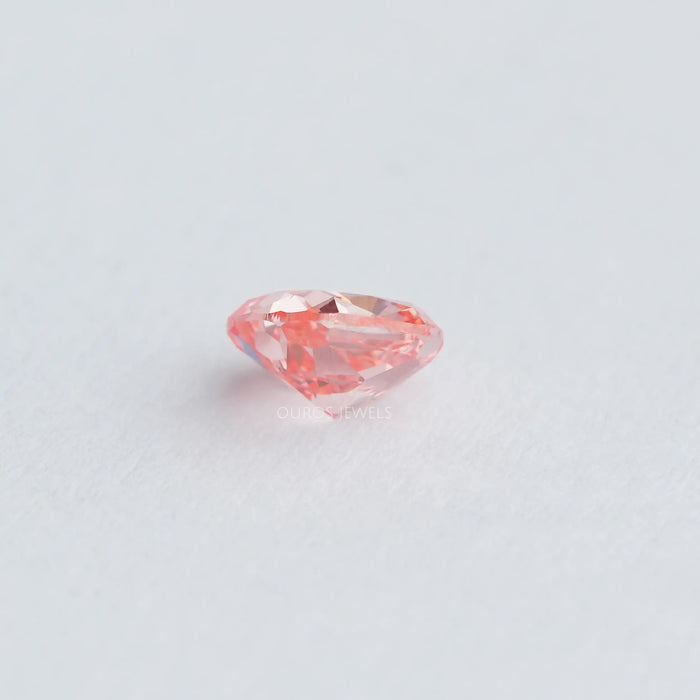 0.60 Carat Pink Cushion Cut Lab Grown Diamond Loose
