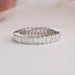 Emerald Cut Full Eternity Wedding Band