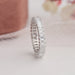 Emerald Cut Full Eternity Wedding Band