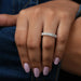 Emerald Cut Full Eternity Wedding Band
