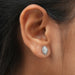 Halo Marquise Shape Lab Diamond Stud Earrings