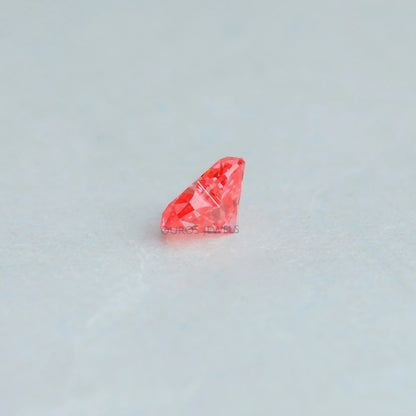 Pink Heart Cut Lab Grown Diamond