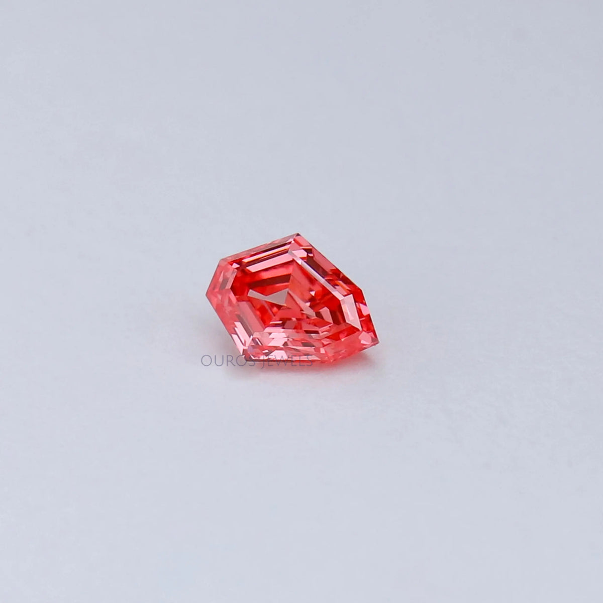 Fancy Pink Shield Cut Lab Grown Diamond